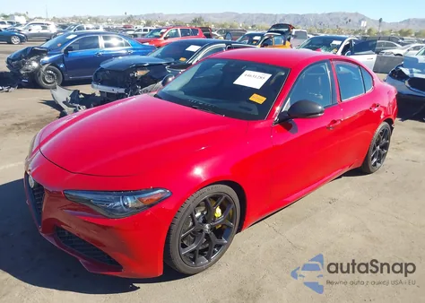 2020 Alfa Romeo Giulia Rwd from USA, damaged, VIN ZARFAMAN6L7632351